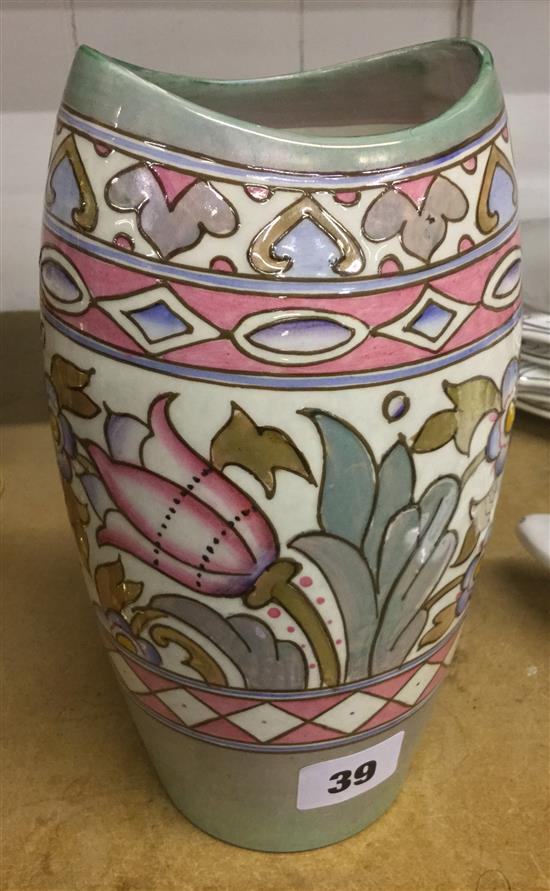 Charlotte Rhead lustre vase